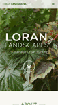 Mobile Screenshot of loranlandscapes.com